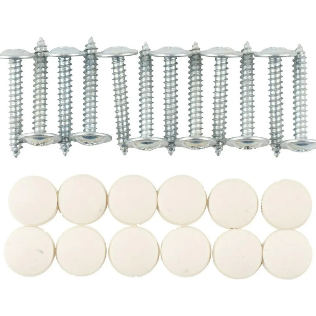 Dometic S4 binnenkader afdekdopjes en schroeven 12 stuks< Ramen & Toebehoren