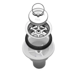 Tankdoorvoeren & Afvoerpluggen-Dometic Smev rechte afvoerplug 25 mm