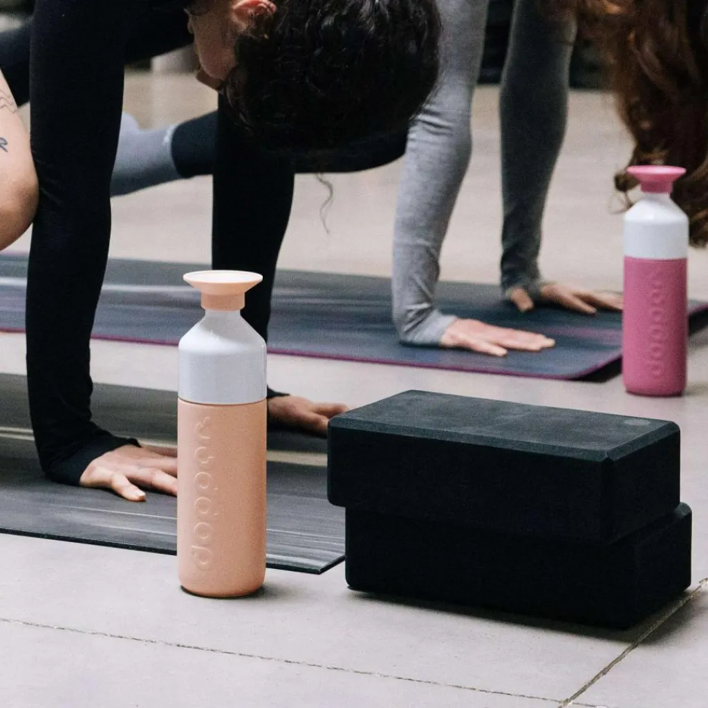 Drinkflessen-Dopper Insulated thermosfles 580 ml pebble peach