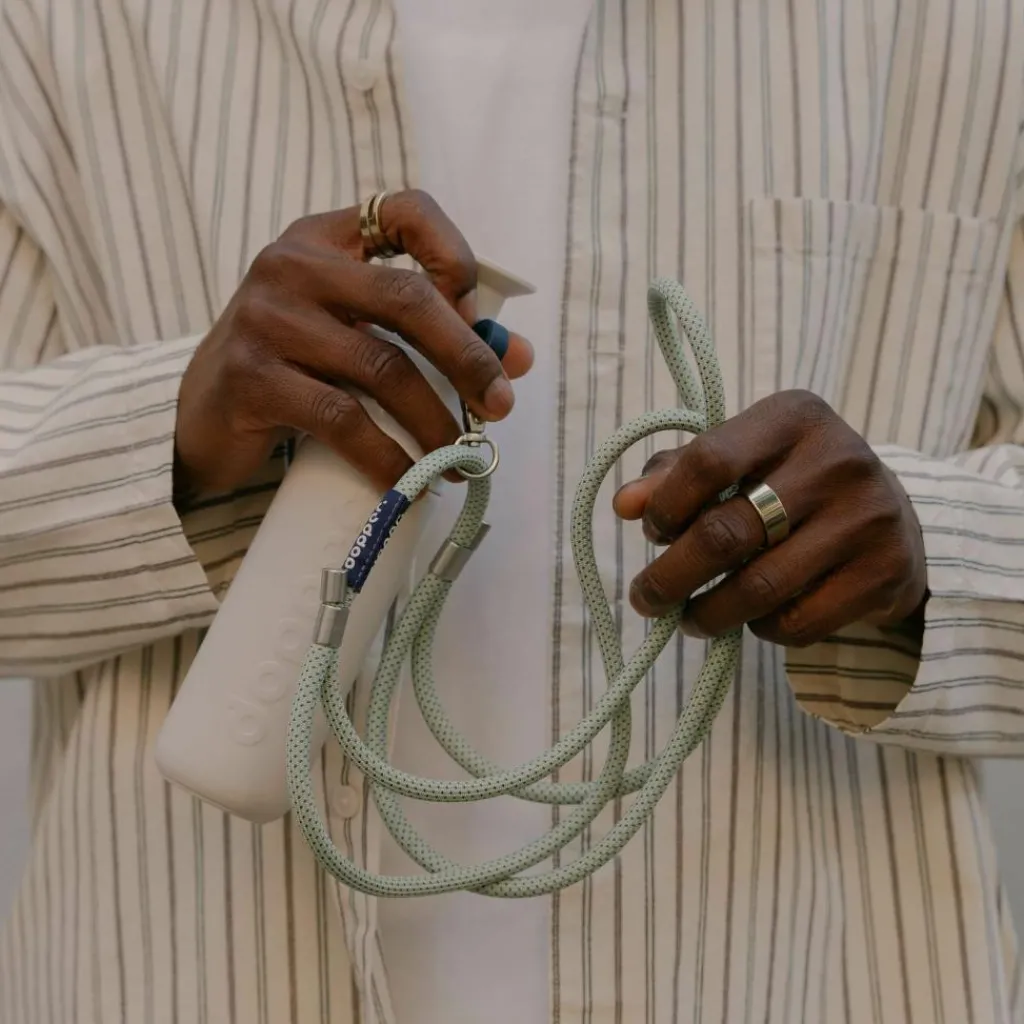 Dopper koord sage green< Drinkflessen