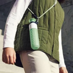 Dopper koord sage green< Drinkflessen