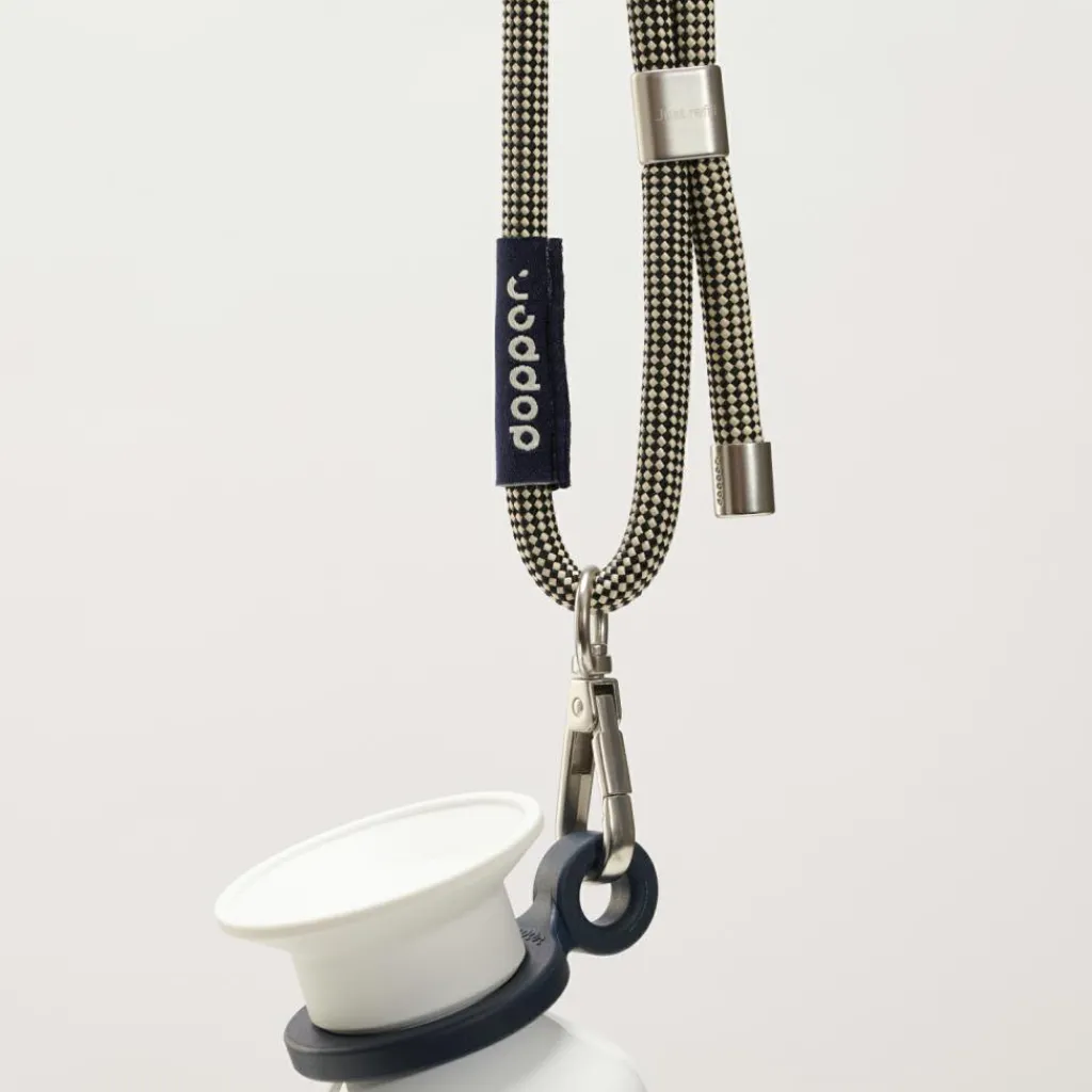 Drinkflessen-Dopper koord sandy black