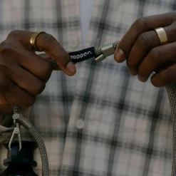 Drinkflessen-Dopper koord sandy black