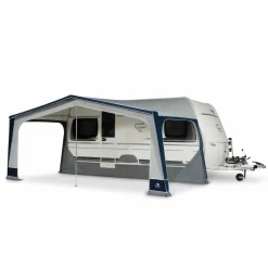 Voortent Caravan-Doréma Monza XL270 voortent 25 mm stalen frame blauw