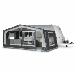 Doréma Monza XL270 voortent 25 mm stalen frame antraciet< Voortent Caravan