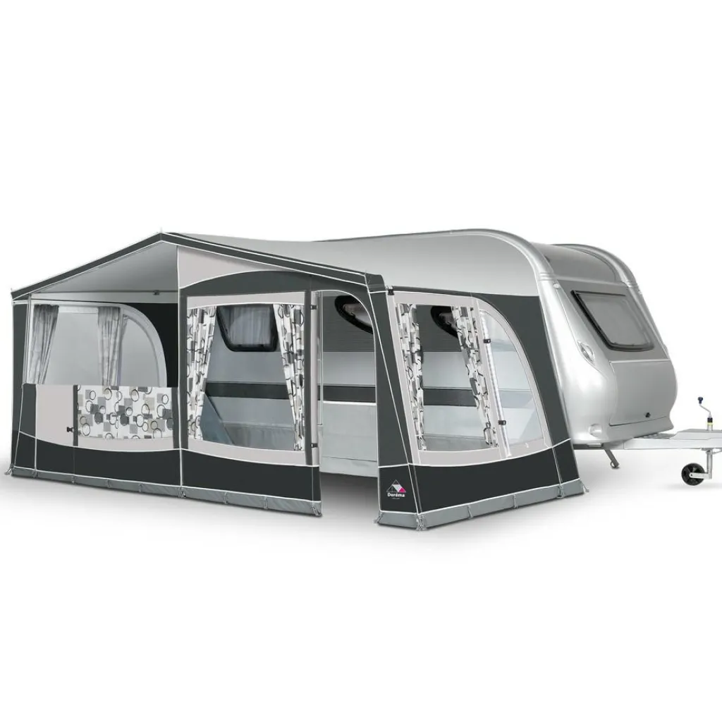 Doréma Multi Nova Excellent voortent 28 mm aluminium frame antraciet< Voortent Caravan