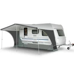 Doréma Multi Nova voortent 28 mm aluminium frame antraciet< Voortent Caravan