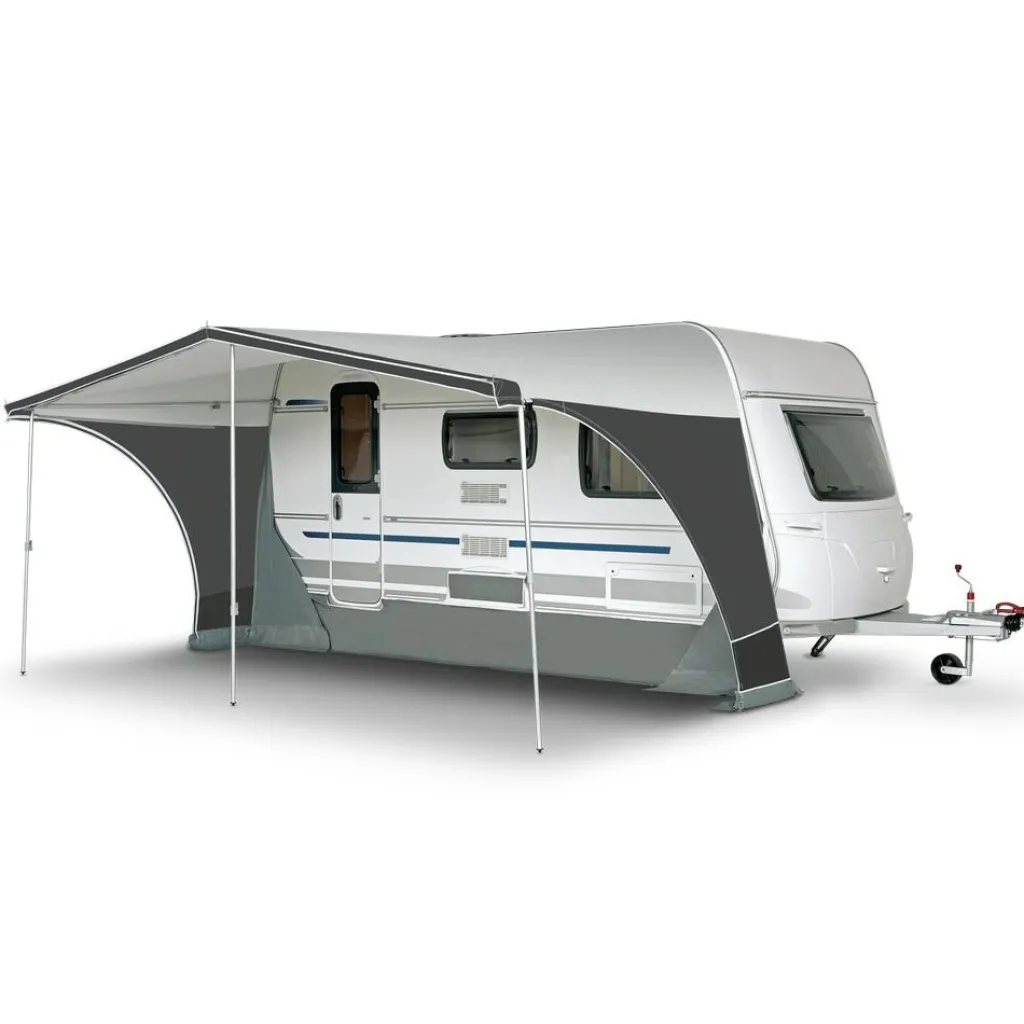 Doréma Multi Nova voortent 28 mm aluminium frame antraciet< Voortent Caravan