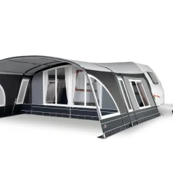Doréma Onyx 270 voortentluifel 28 mm aluminium frame  antraciet< Caravan- & Voortentluifels