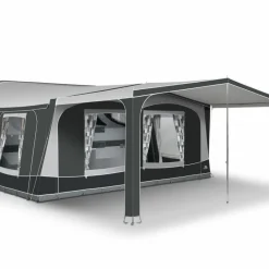 Caravan- & Voortentluifels-Doréma Palma voortentluifel 25 mm aluminium frame antraciet