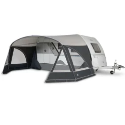 Doréma Porto voortentluifel 28 mm stalen frame antraciet  grijs< Caravan- & Voortentluifels