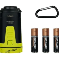 Dörr BI-1350 lantaarn black neon green< Verlichting|Verlichting Batterijen