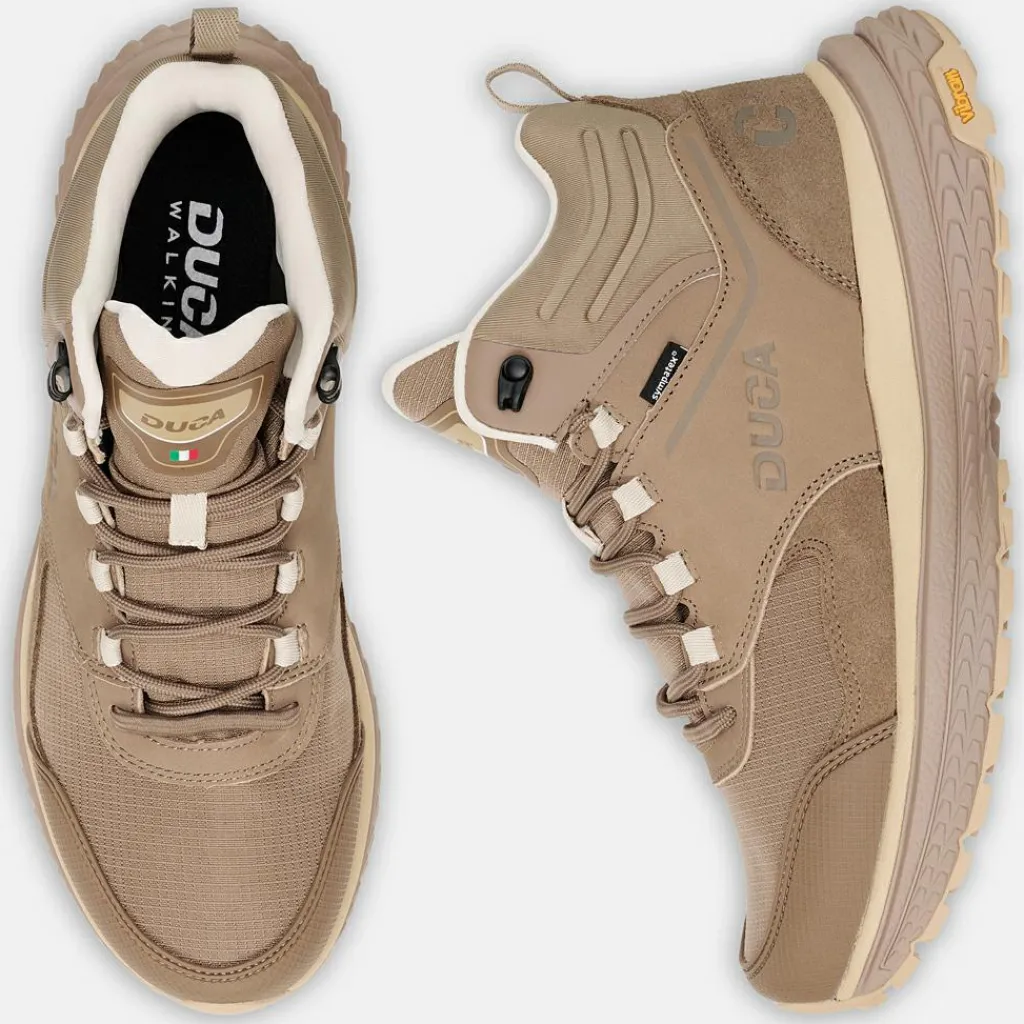 Duca Walking Cisomo Mid WP wandelschoenen heren taupe sand< Wandelen|Wandelschoenen
