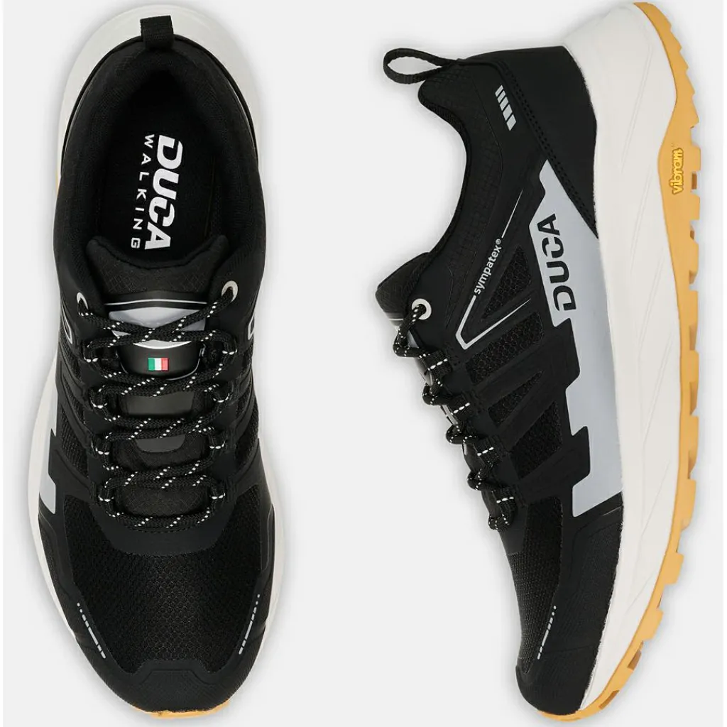 Wandelen|Wandelschoenen-Duca Walking Fortino WP wandelschoenen heren black cool grey gum