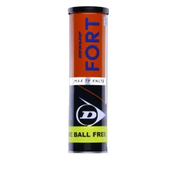 Dunlop 601382 Fort Max TP KNLTB tennisballen 4-pack geel< Tennisballen