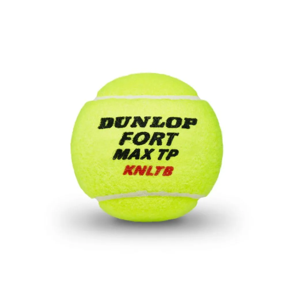 Tennisballen-Dunlop 601401 Fort Max TP KNLTB tennisballen 3-pack geel