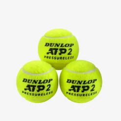 Dunlop ATP Pressureless tennisballen 3-pack geel< Tennisballen