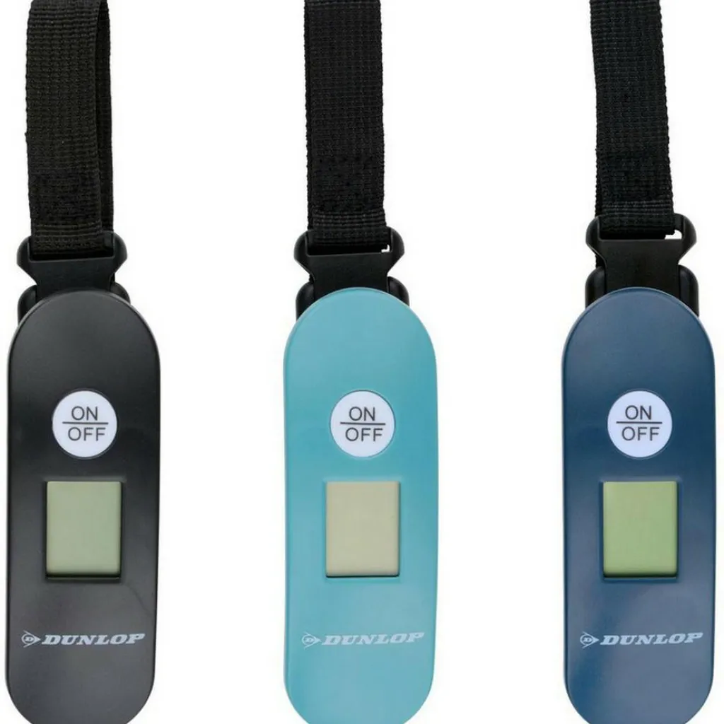 Overige Accessoires-Dunlop Digitale bagageweger 3 kleuren assorti