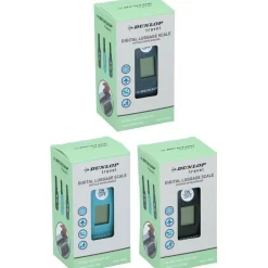 Overige Accessoires-Dunlop Digitale bagageweger 3 kleuren assorti
