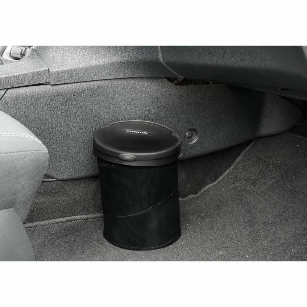 Emmers & Bakken-Dunlop Opvouwbare prullenbak 4 liter zwart