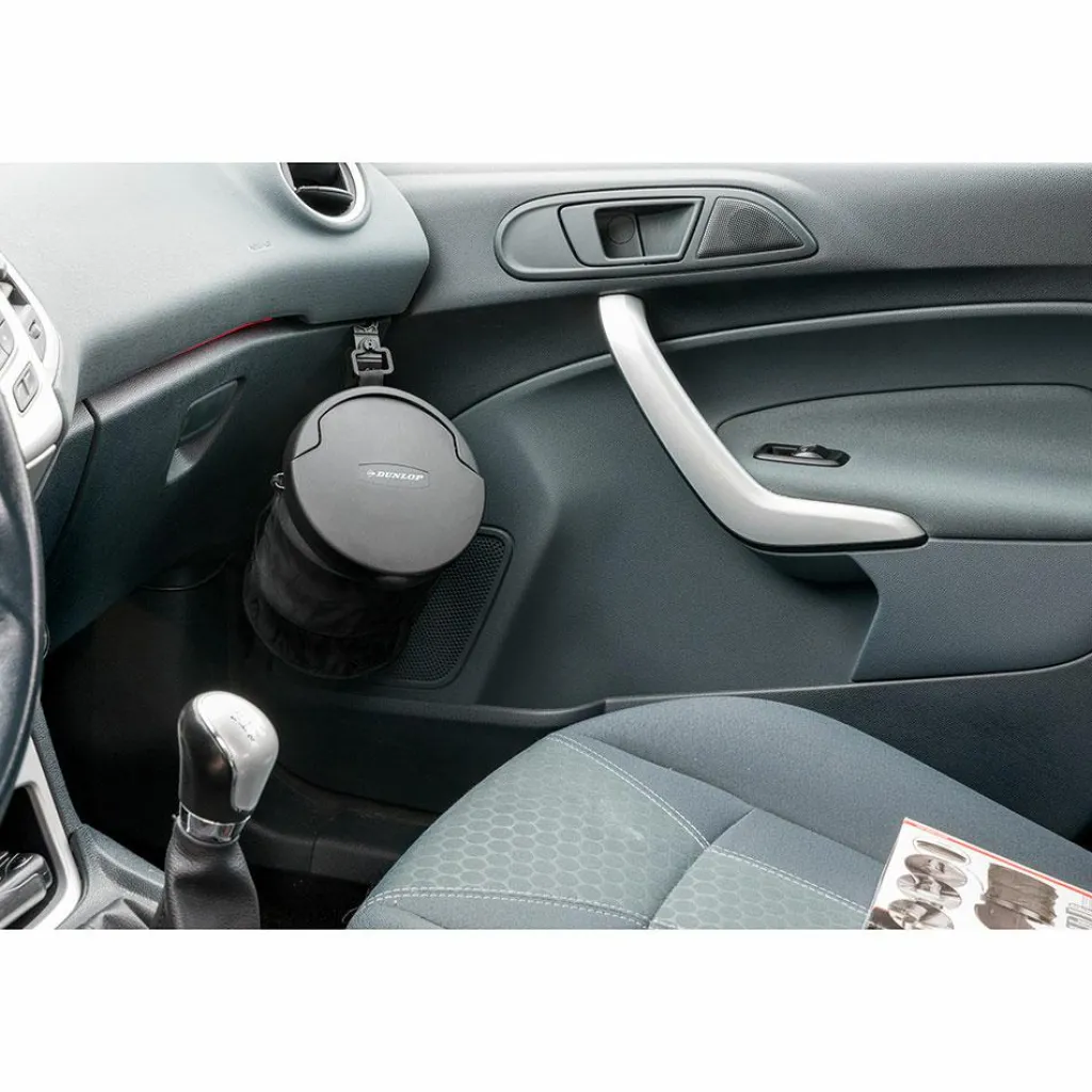 Emmers & Bakken-Dunlop Opvouwbare prullenbak 4 liter zwart