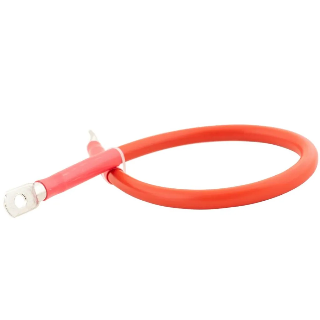 DWS Accukabel M8-M8 35 mm² rood 0,5 meter< Kabels