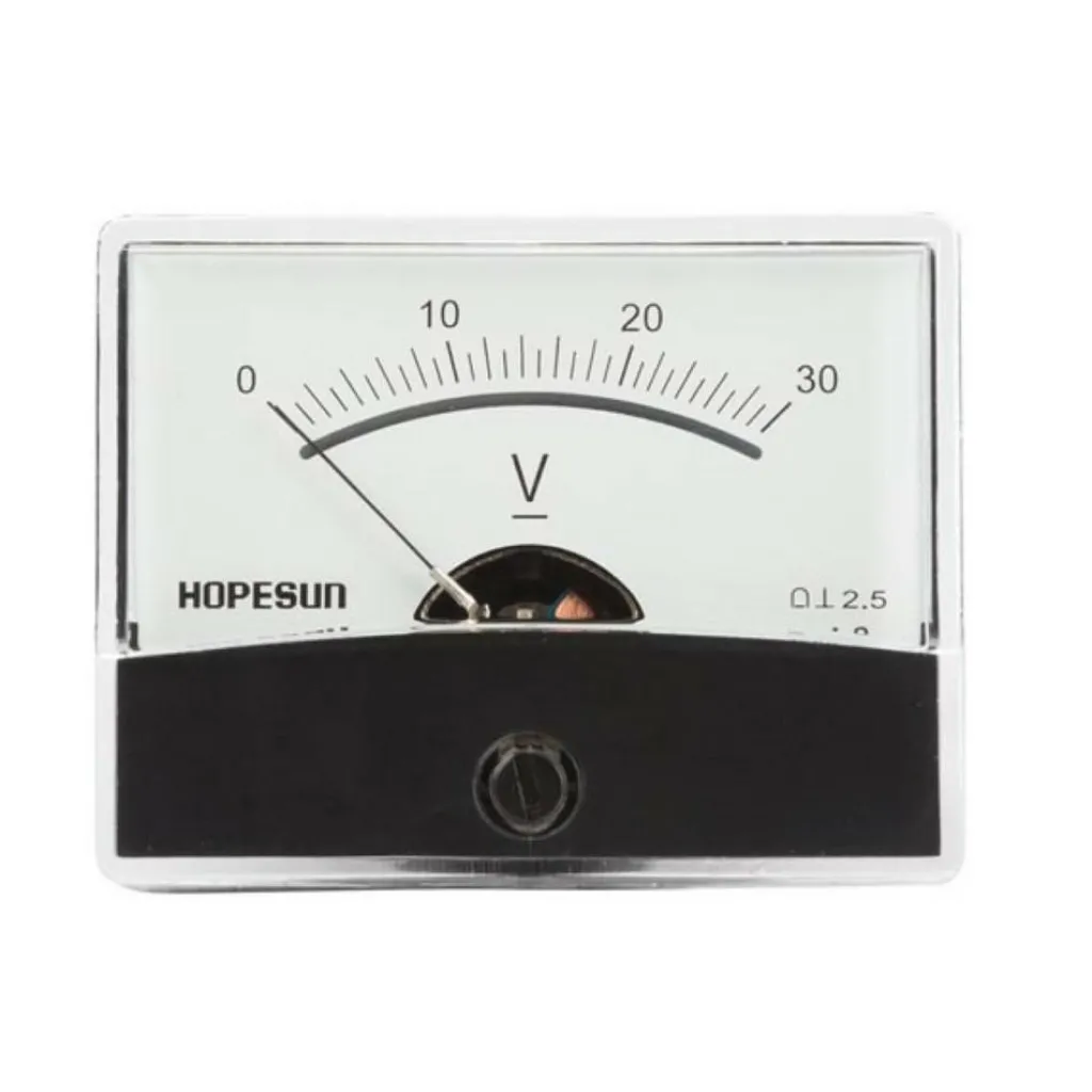 Accu's & Batterijen-DWS Analoge voltmeter tot 30V