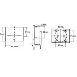 Accu's & Batterijen-DWS Analoge voltmeter tot 30V