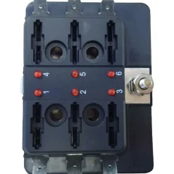 DWS ATO Steekzekeringhouder + 6 leds< Zekeringen