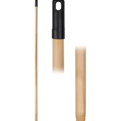 Schoonmaakartikelen-DWS Bezemsteel 115 cm met dop