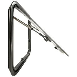 DWS Camping  Klapraam getint inclusief combihor wit 700 x 450  mm< Ramen & Toebehoren