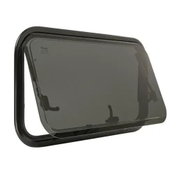 DWS Camping  Klapraam getint inclusief combihor wit 900 x 500  mm< Ramen & Toebehoren