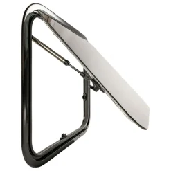 DWS Camping Klapraam getint inclusief combihor wit 800 x 400 mm< Ramen & Toebehoren