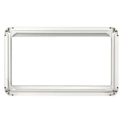 DWS Camping Klapraam getint inclusief combihor wit 800 x 400 mm< Ramen & Toebehoren