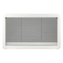 DWS Camping  Klapraam getint inclusief combihor wit 700 x 400  mm< Ramen & Toebehoren