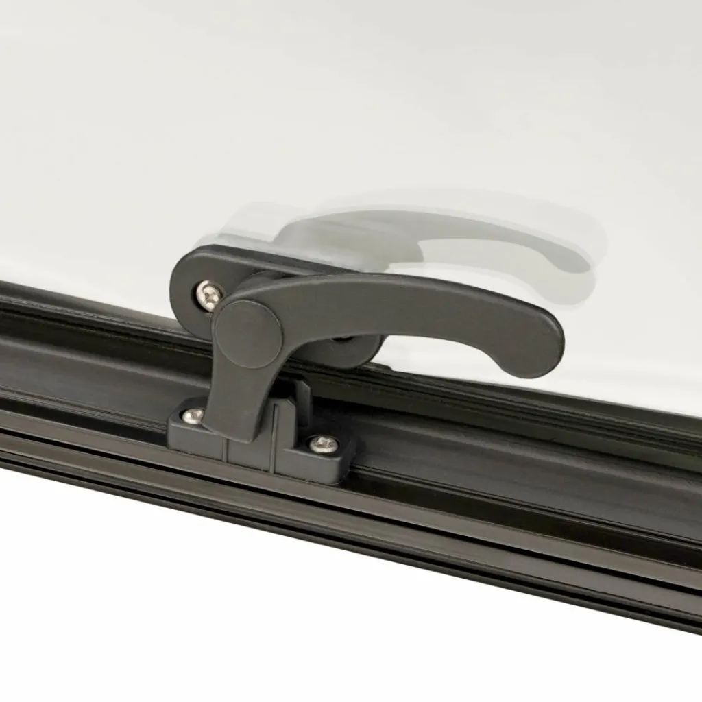 DWS Camping Klapraam transparant inclusief combihor wit 700 x 350 mm< Ramen & Toebehoren