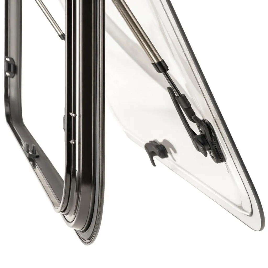 DWS Camping Klapraam transparant inclusief combihor wit 900 x 500 mm< Ramen & Toebehoren