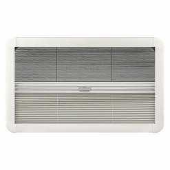 Ramen & Toebehoren-DWS Camping  Klapraam transparant inclusief combihor wit 1200 x 500 mm