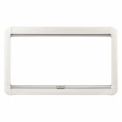 Ramen & Toebehoren-DWS Camping  Klapraam transparant inclusief combihor wit 1200 x 500 mm