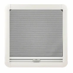 DWS Camping Klapraam transparant inclusief combihor wit 500 x 500 mm< Ramen & Toebehoren