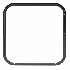 DWS Camping Klapraam transparant inclusief combihor wit 500 x 500 mm< Ramen & Toebehoren