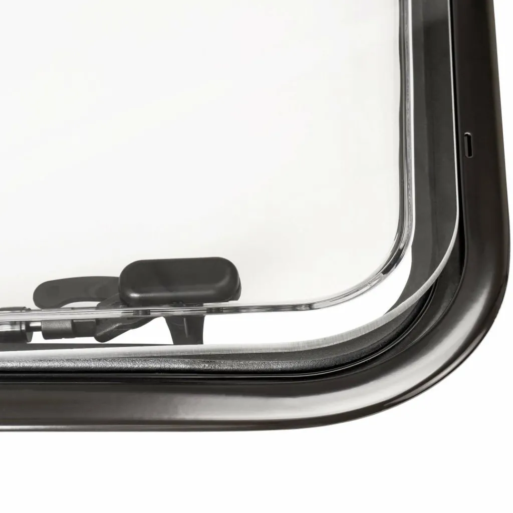 DWS Camping Klapraam transparant inclusief combihor wit 500 x 500 mm< Ramen & Toebehoren