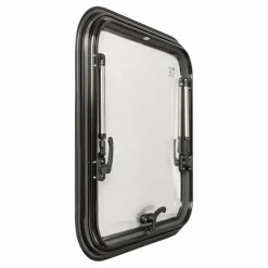 DWS Camping Klapraam transparant inclusief combihor wit 500 x 500 mm< Ramen & Toebehoren