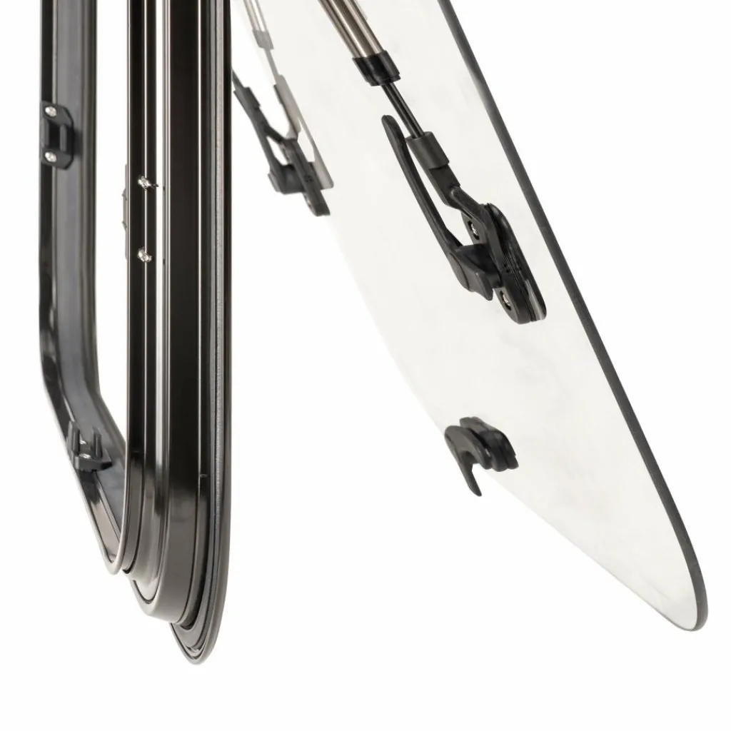 DWS Camping Klapraam transparant inclusief combihor wit 500 x 500 mm< Ramen & Toebehoren