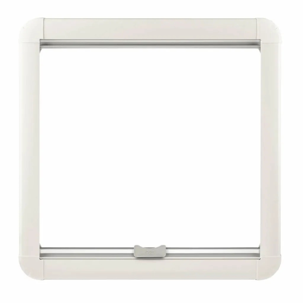 DWS Camping Klapraam transparant inclusief combihor wit 500 x 500 mm< Ramen & Toebehoren