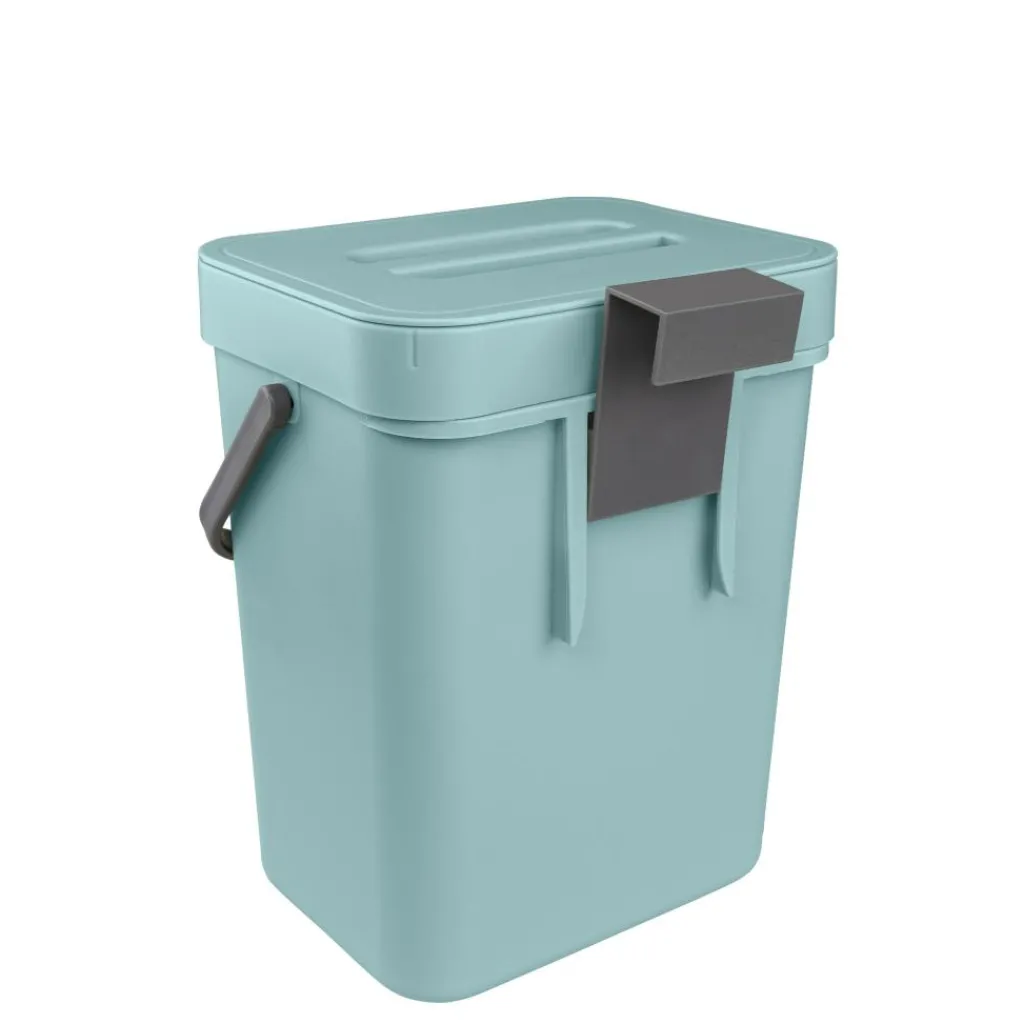 Emmers & Bakken-DWS Camping Prullenbak met zuignapbevestiging blauw