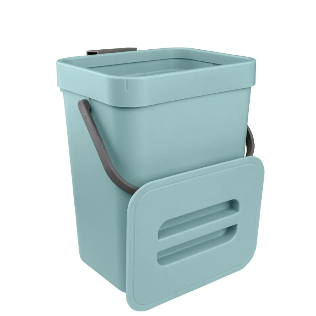 Emmers & Bakken-DWS Camping Prullenbak met zuignapbevestiging blauw