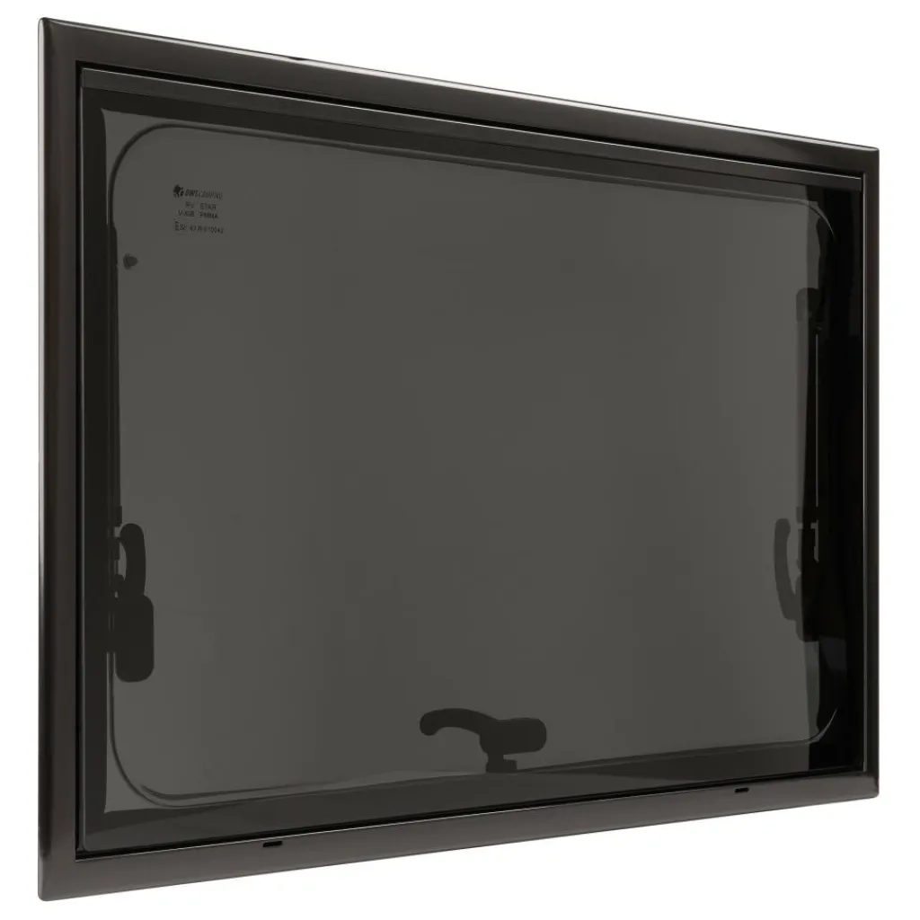 Ramen & Toebehoren-DWS Camping Rechthoekig klapraam inclusief combihor zwart 1200 x 500 mm