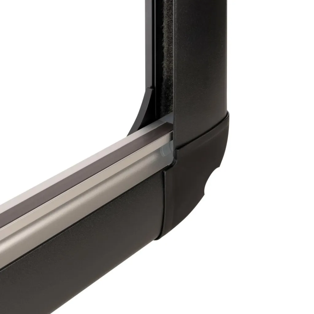 Ramen & Toebehoren-DWS Camping Rechthoekig klapraam inclusief combihor zwart 900 x 450 mm