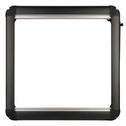 DWS Camping  Rechthoekig klapraam inclusief combihor zwart  500 x 500 mm< Ramen & Toebehoren